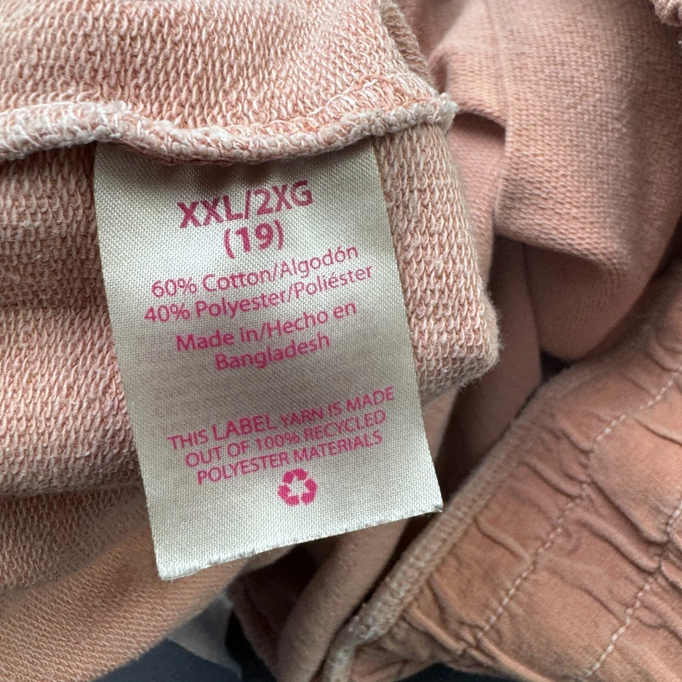 Pantalones Cortos No Boundaries Para Mujer Talla XXL 19 Rosa Cintura Elástica Suave Salón Informal Foto 2 de 4