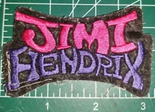 Vintage Jimi Hendrix Patch 1990s Very Rare Pink And Purple 