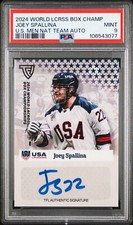 2024 TFL World Lacrosse Box Championships USA Joey Spallina Rookie Auto RC PSA 9