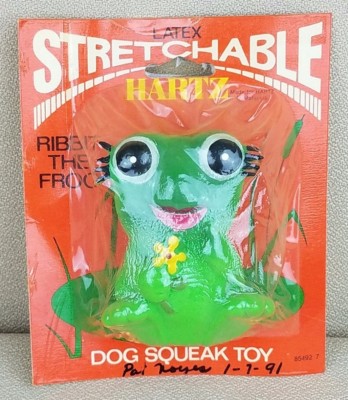 frog dog toy that ribbits