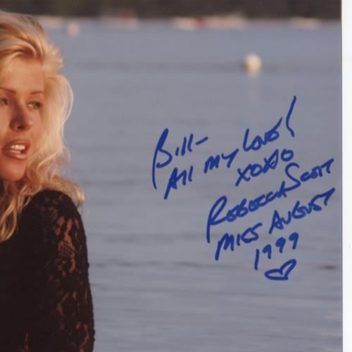 Rebecca Scott Playboy Autographed 8"x10" Photo w/COA WWE8 169 eBay