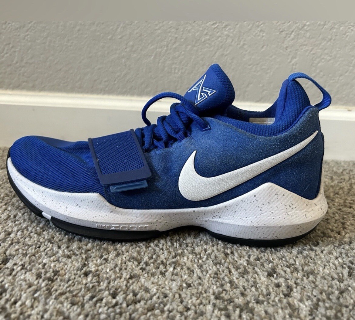 Blue Nike Pg Game Royal Nike PG Paul George Basketball Shoes Game