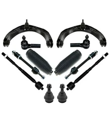 12 pc Front Upper Control Arm Lower Ball Joint Tie Rod Ends for Dodge Ram 1500