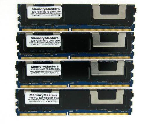 16GB KIT 4X4GB Compaq ProLiant BL680c G5 449316-B21 DL140 G3 DL160 G5 RAM MEMORY - Picture 2 of 3