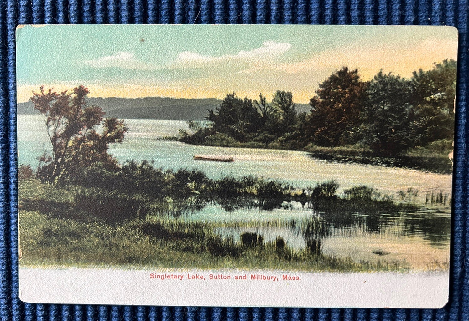 MILLBURY, SUTTON, MA MASS MASSACHUSETTSSingletary Pond Lake1908