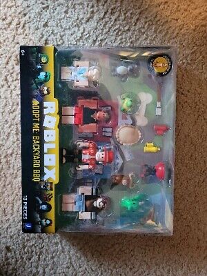 Roblox Celebrity Collection Adopt Me Backyard BBQ Four Figure Pack 13 Piece  NEW 