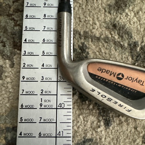 Taylormade Firesole iron Titanium Burner Single 4 Iron RH 39” S-90 Graphite - Picture 8 of 9