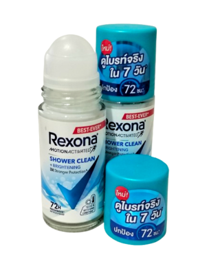 Rexona Shower Clean Brightening Roll On Antiperspirant Deodorant