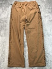 Sexhippies Welders Stitch Easy Pant Jogger Mens Size XL Light Brown Black