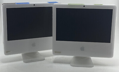 Lot Of 2 apple imac A1115 No Hard drives Or Ram. Surplus For