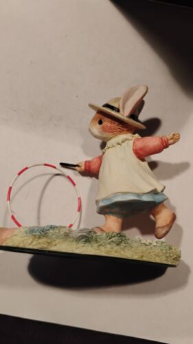 Villeroy & Boch Foxwood Tales #26 Katie Rabbit "A New Hoop" - Picture 3 of 4