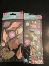 NEW Dimensional Scrapbook Stickers (2 Packages)