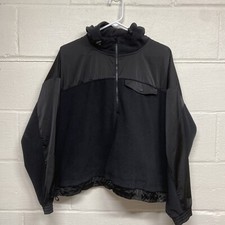 Athleta Microfleece Pullover Hoodie Black Size Large Women s Quarter Zip