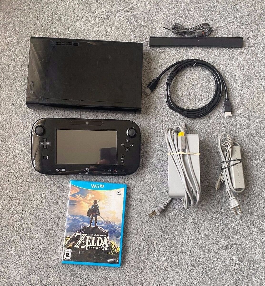 Wii U Console Black 32GB Complete Bundles and Sets! You Pick Games