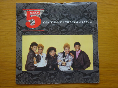 5 Star Five Star Can't Wait Another Minute 7'' 1986 Synth Pop Disco Funk Soul