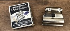 Vintage Berghman Ice Skate Blade Sharpener w/ Box 1920s