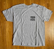 QUEEN + ADAM LAMBERT Local Crew 2017 Concert PROMO T-SHIRT XL Unworn BRIAN MAY