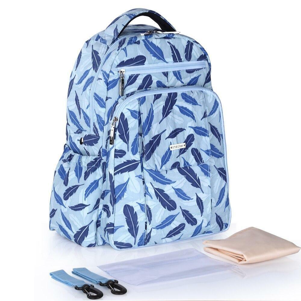 Sac à langer Babilov Modèle Classic en toile grise pour poussette