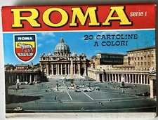 Vintage Postcard - Roma Serie I 20 Color Sleeve Rome Italy  Unused