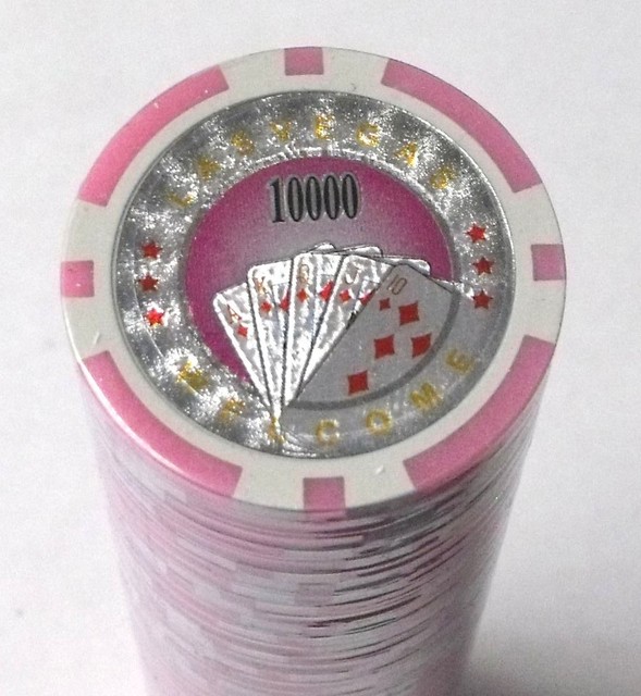 RDR Casino Poker Chips 11.25 G Royal Flush PINK Vegas Pro Series 50pcs
