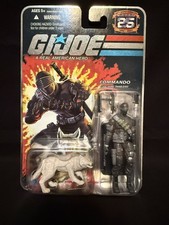 NEW GI Joe 25th Anniversary Snake Eyes v2 Commando Timber Foil Version