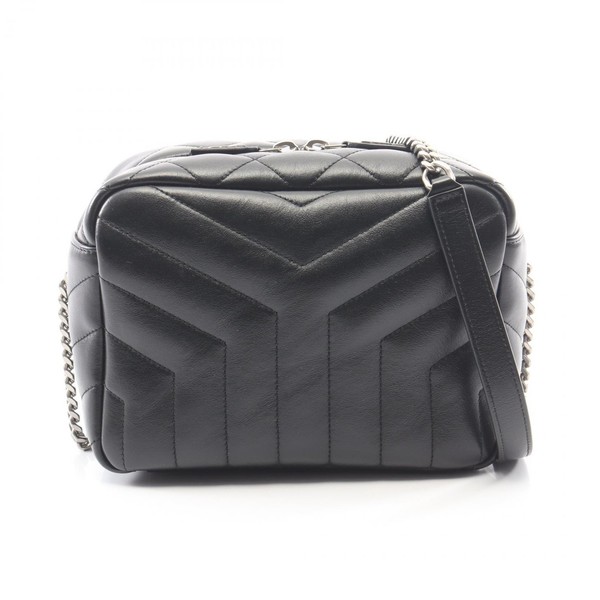 SAINT LAURENT PARIS Loulou Shoulder Crossbody Bag 574102 leather Black Used