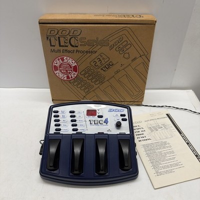 DOD TEC4 Gitarren-Vorverstärker/FX-Prozessor - Made in USA - Originalverpackt geöffnet, einmal benutzt 