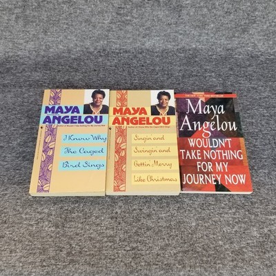  MAYA ANGELOU Lot Of 3 PB Books I KNOW WHY THE CAGED BIRD SINGS Wisdom Spiritual