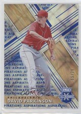 2019 Panini Elite Extra Edition Aspirations Blue 65/75 David Parkinson #167 11b4