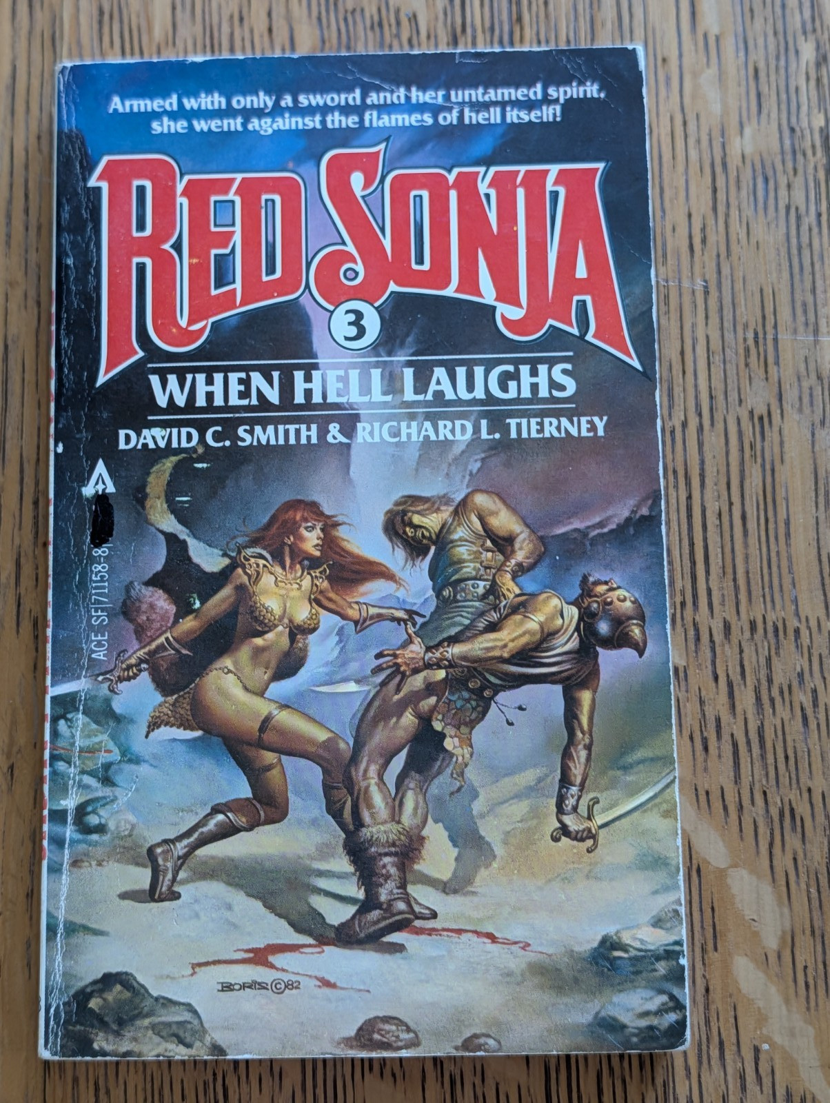Red Sonja  When Hell Laughs by David C. Smith & Richard Tierney 1982 1st Good