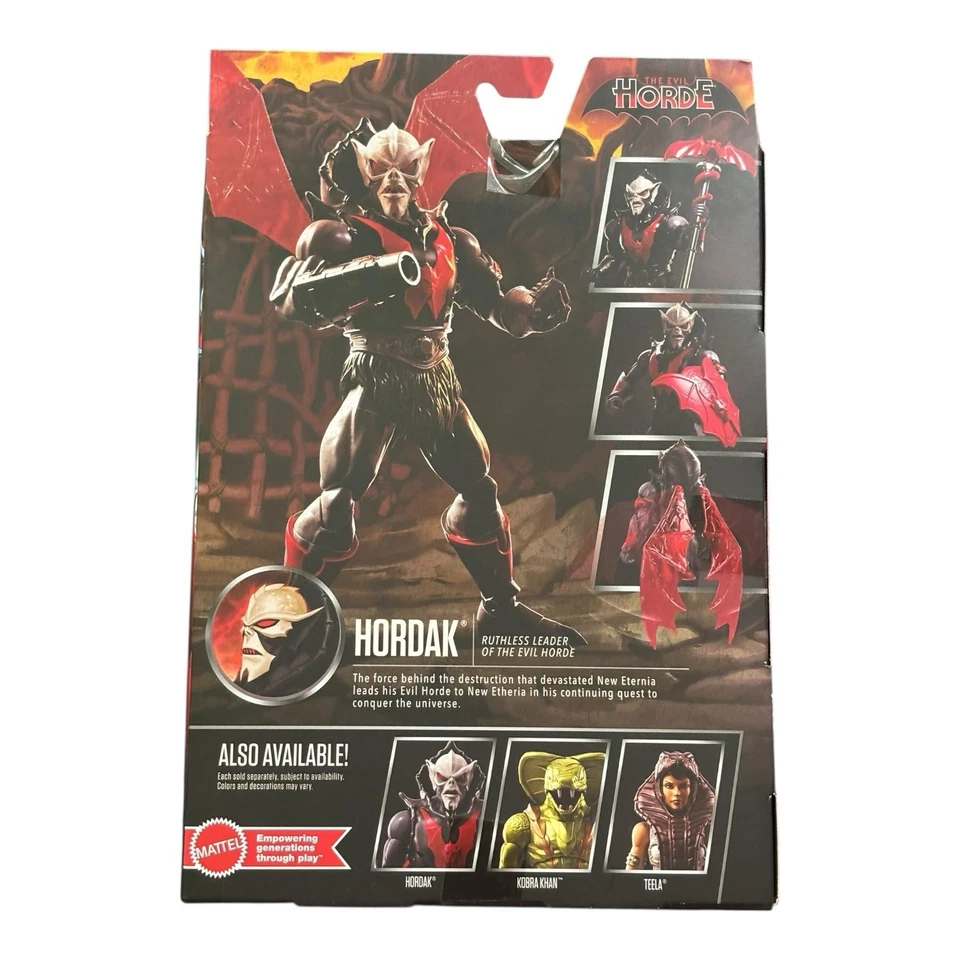 Masters of the Universe Masterverse Hordak Nova Etheria Na Caixa Colecionável Raro - Imagem 2 de 4
