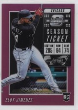 2019 Panini Chronicles Contenders Optic Pink Prizm 10/25 Eloy Jimenez #2 02l6