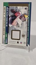 🏆2001 Pacific Double-Sided GAME WORN JERSEYS🏈Matt Hasselbeck🏈 Gus Frerotte🏈!