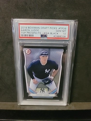 2014 Bowman Draft Picks #TP39 Aaron Judge Top Prospects-Asia Black PSA 10