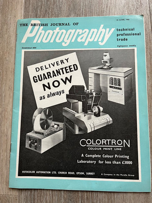 the british journal of photography june 1962