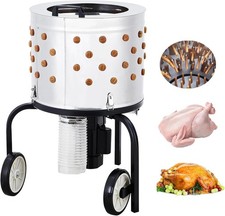 Chicken Plucker Machine Feather Plucker Stainless Steel Drum 280RPM Motor