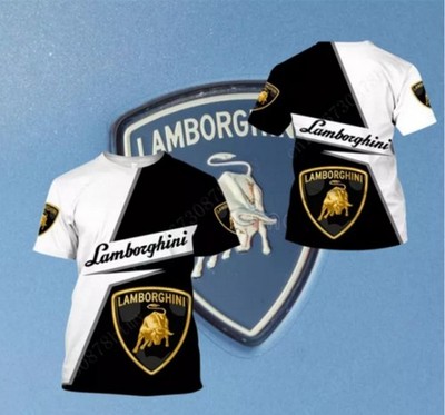 Hot T-Shirt 3D lamborghini Racing F1 Team All Over Print S-5XL