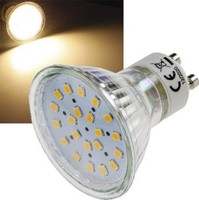Chilitec Smd Led Strahler Spot Reflektor Leuchtmittel GU10 120° 3000K 330Lm 3W