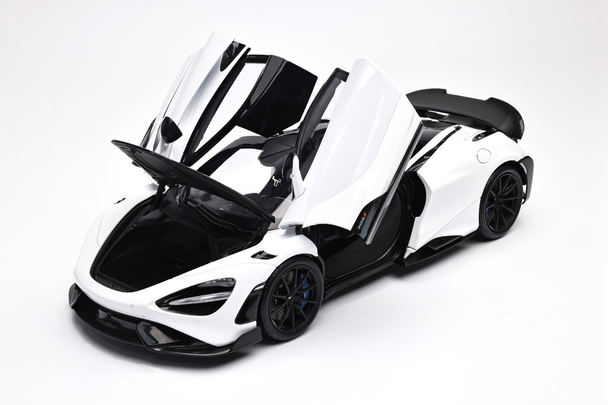 HPD 18007 1:18 McLAREN 765LT (WHITE & CARBON FIBER) L.E. 300 | eBay