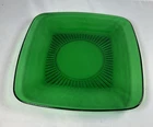 Vintage Anchor Hocking Charm Forest Green 6-3/4" Salad Plate - Beautiful Color!