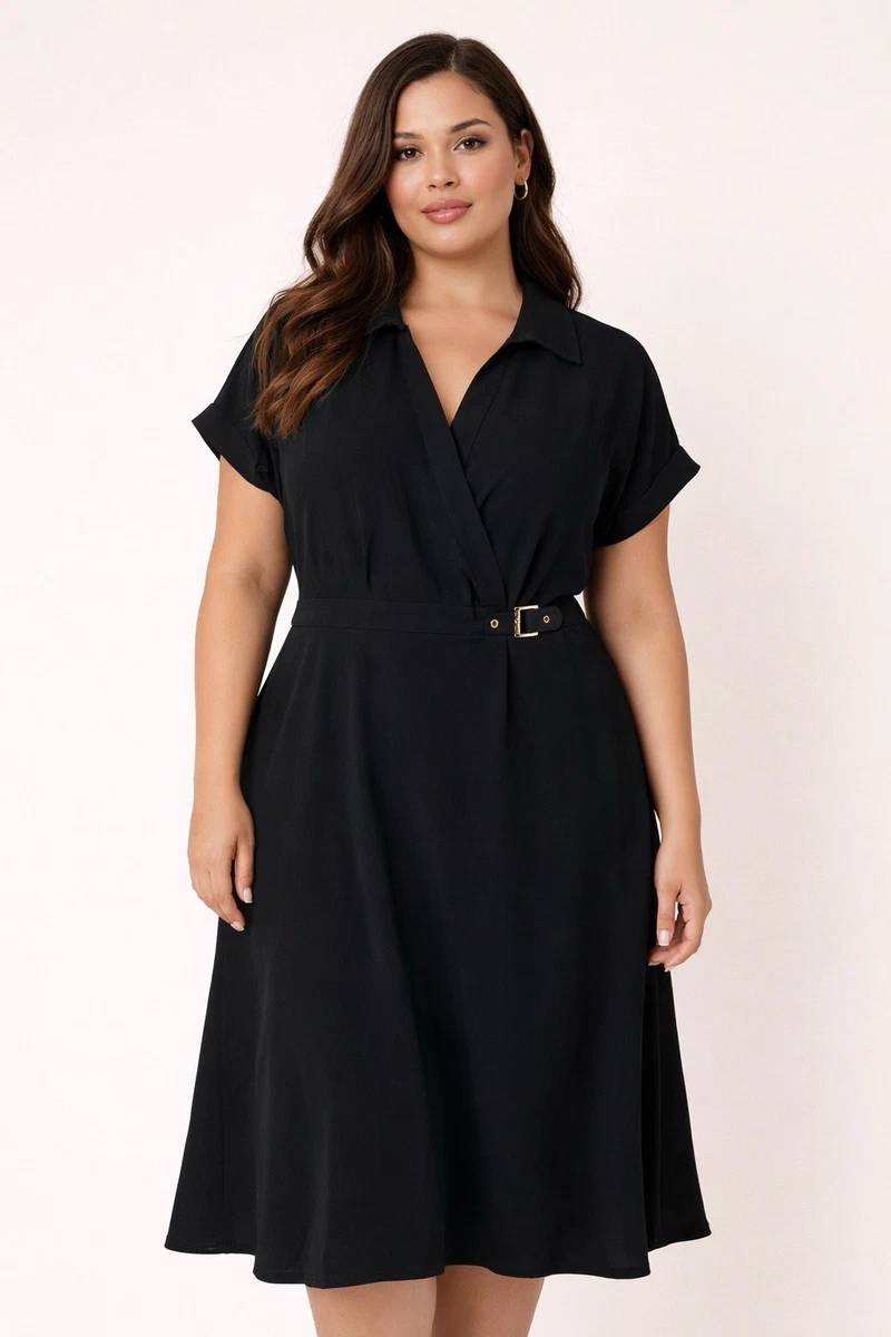 lauren ralph plus size graduation dress Women's Wrap Dresses for sale [color:gold]color_family:gold--9273224954113