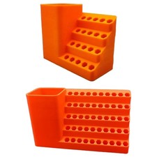 Storage Holder Drill Bit Collet Tool Box Rack Organizer Stand Container