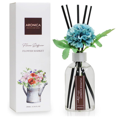 Aronica Flower Diffuser Flower Market 200ml/6.76 Fl oz Made in Korea
