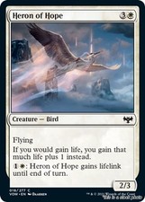 Heron of Hope MTG Innistrad: Crimson Vow Common NM Pck Fresh