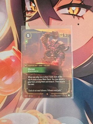 Ornn BLACKSMITH SFD 058 Spirit Forge RIFTBOUND ENG NM
