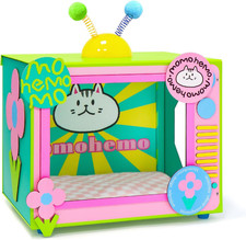 Cardboard Cat House   TV Design, Indoor/Outdoor Cat Playhouse  Hideout, Corruga