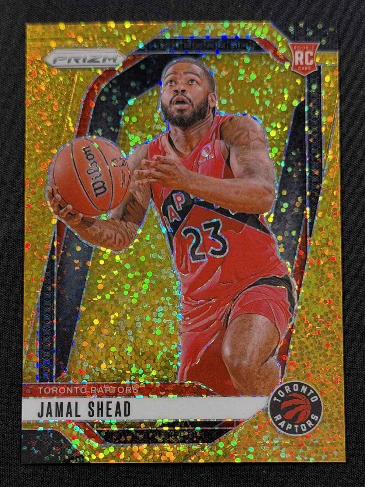 2024-25 Panini Prizm - Jamal Shead #241 Gold Sparkle Prizm /24 (RC)