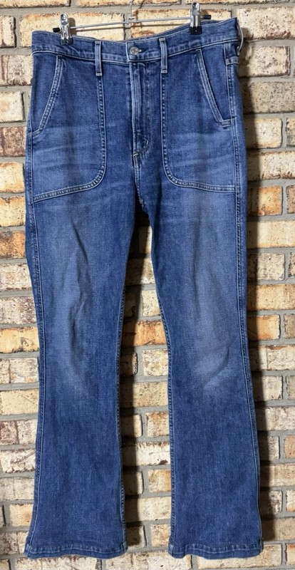 Citizens of Humanity medium wash blue bootcut denim jeans womens regular 28 