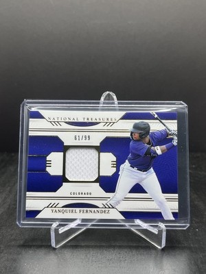 2024 National Treasures Yanquiel Fernandez Game Gear Swatches 61/99 #GGS-YF
