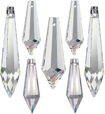 Kristallset 7 TLG. 'Spitzen' 38-63Mm Crystal 30% Pbo ~ Feng Shui Suncatcher Rege